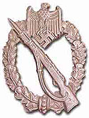 Infantry Assault Clasp in Silver
